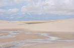 Lagoas entre dunas, no caminho para a Lagoa Verde,região de Atins, nos Lençóis Maranhenses - MA